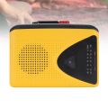 Cassette Tape Player Portable AM FM Radio Built in Microphone 3.5mm Headphone Jack with USB Cable for Original Song Recording.
