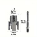 PPR Pipe Threading Tool Set Water Pipe Tap Kit 1/2" 3/4"Manual Plastic Pipe Thread Cutter Kit for Home Plumbing Repair. 