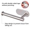 1/2PCS Kitchen Paper Towel Holder Toilet Paper Holder Adhesive Tissue Rack Napkin Dispenser Cabinet Storage Bathroom Accessories.