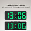 Digital Alarm Clock Voice Control Teperature Snooze Night Mode Desktop Table Clock 12/24H Anti-disturb Funtion LED Clocks Watch. 