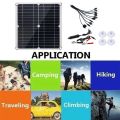 400W Flexible Solar Panel 12V Battery Charger Dual USB With 10A-60A Controller Solar Cells Power Bank for Phone Car Yacht RV.