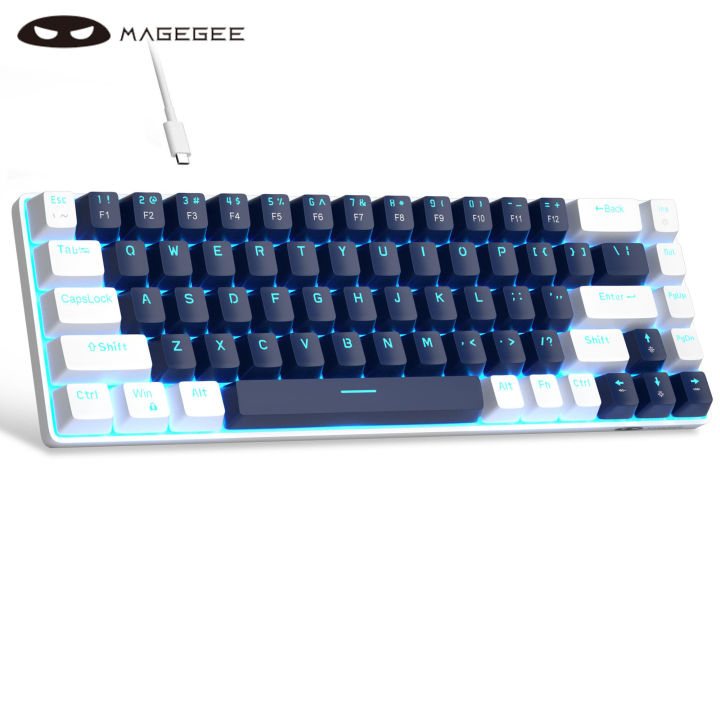 MageGee Portable 60% Mechanical Gaming Keyboard, MK-Box LED Backlit ...