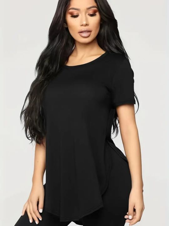 Plus%20Size%20Casual%20Women%20Short%20Sleeve%20T-shirt%20Girl%20Animal%20Y2K%20Fashion%20Tops%20Tee%20Gril%20Black%20White%20Clothes%20New%20Female%20T-shirts%20-%20Image%204