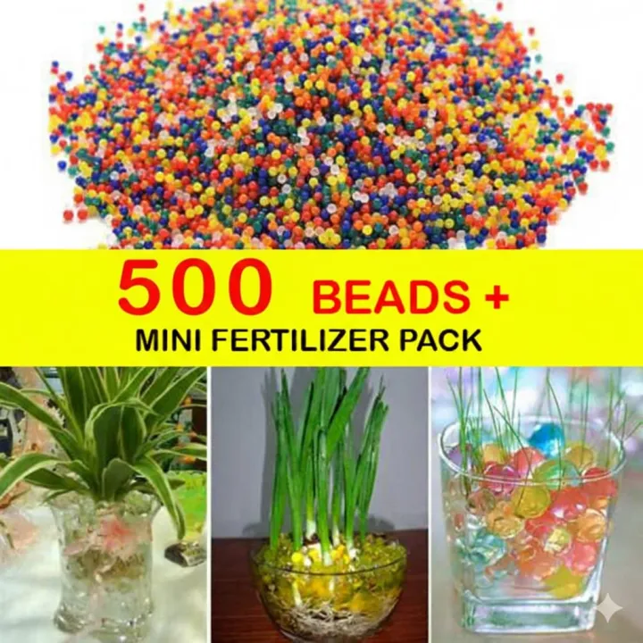 500 Pcs Crystal Soil Water Beads Magic Jelly Balls Crystal Water Beads Orbeez Jelly Beads Crystal Beads