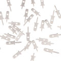 Premium 50-Pack 2.8mm Insert-Plug PCB Welding Sheet - Single-Leg Solder Lug - 0.8mm Thickness - Spring Terminal. 