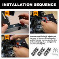Car Upgrade Mod Brake and Throttle and Clutch Pedal Spring Kit for  G25 G27 G29 G920 Racing Wheel 3pcs/Set. 