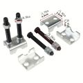 4pcs Mini Coil Spring Compressor Carbon Steel 2 Way Adjustable Spring Spacer Shocks Adjustable Coil Spring Struts Tool. 
