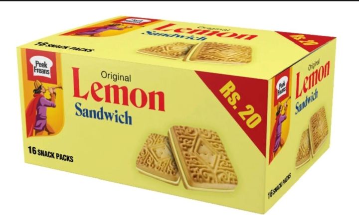 Peaks freaks lemon sandwich snacks pack