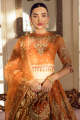 AFROZEH Real 3 Piece stitched branded Lehnga Full cover formal mehndi bridal wedding dress. 