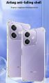Oppo A3/A3x Transparent Shockproof jelly back Cover. 