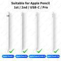 For  Pencil Tip Double Layer Soft Hard Pen Nib For  Pencil Pro/ 1st 2nd Generation USB C 2B HB iPad Pencil Accessories. 