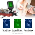 Bass Ukulele Violin Mandolin Banjo Guitar Tuner For All Instruments Clip on Electronic Tuner LCD Digital. 