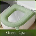 2pcs High Foam Waterproof Toilet Seat Wash-Free Washable Toilet Seat Cover Toilet Seat in Winter Lovely Wind. 