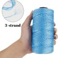 1.5mm 200m Polypropylene Macrame Cord Yarn  art cord yarn Colored Knitting Crochet Bag Cord Crafts for Hangings Underplate Rug. 