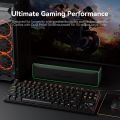 Cool Backlit Gaming Mechanical Keyboard, 87 Key Colorful LED USB Wired Game Keyboard, Black
 | K28 Keyboard. 