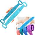 Shower Back Scrubber Silicone Exfoliating Body with Handle Bath Belt Body Scrub Body Massage Brush Cleaning Strap Bathing Tools. 