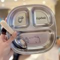 Outdoor Capybara 2/3/4 Grids Food Plate Dishes Reusable Square Divided Dinner Plates Fruit Salad Plate Tableware Dishwasher Safe. 