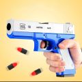 toy gun for kids -  Glock M1911 airsoft machine for kids - gun toys for boys and kids airsoft for kids, high quality plastic material | Glock Soft Bullet Toy Gun Shell Ejection Foam Darts Blaster Pistol Manual Airsoft Gun With Silencer For Kid Adult. 