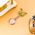【New design】1PC Cute Butterfly shaped Nurse Watch Student Fashion Watch Skill Exam Form Competition Timing Table Pin Table. 
