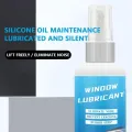 100ml Car Silicone Spray Lubricant Multi Surface Rubber Door Strip Softening Lubricant Vehicle Prevent Adhesion Lubricant Tools. 