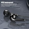 Neckband wireless connection compatible 5.2 LED headphones High sound quality stereo power display Magnetic Bluetooth earphones. 