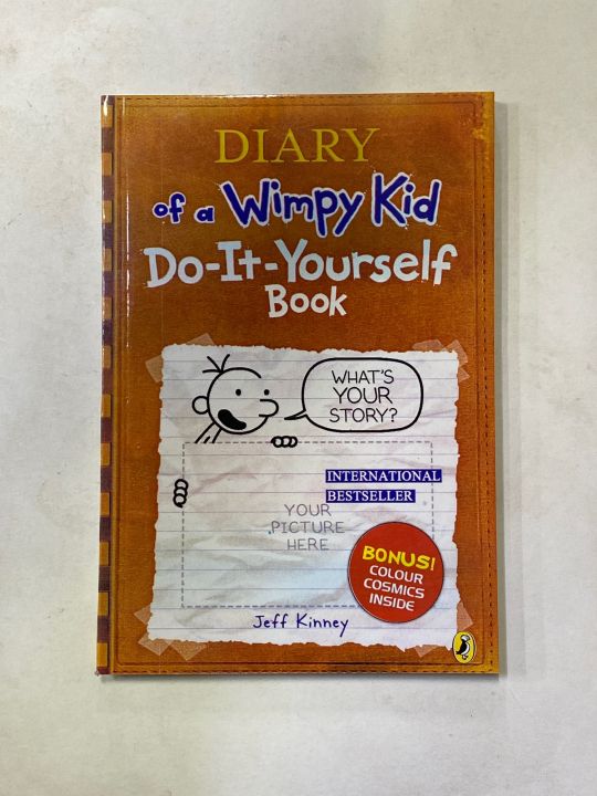DIARY OF A WIMPY KID DO IT YOURSELF BOOK BY JEFF KINNEY