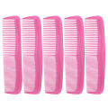 5pcs Black Hair Styling Comb, Fine Tooth Hair Comb, Heat Resistant Comb, Double Headed Hair Styling Comb. 