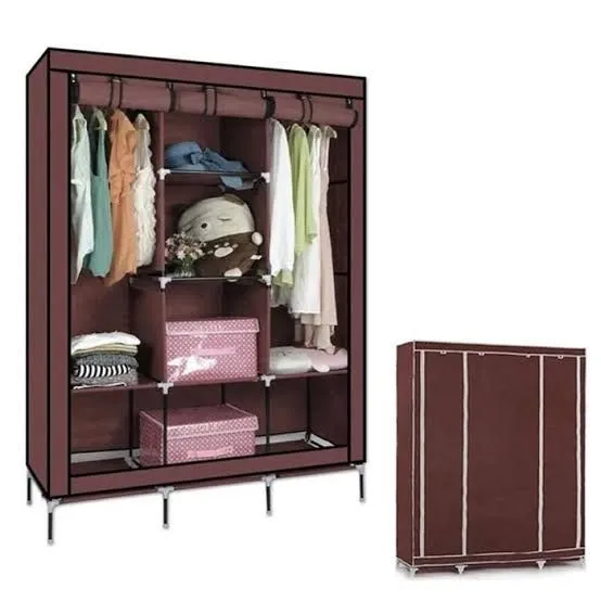 3%20Layer%20Storage%20Wardrobe%2088130%20Shelf%20Rack%20Fancy%20and%20Foldable%20-%20Image%202