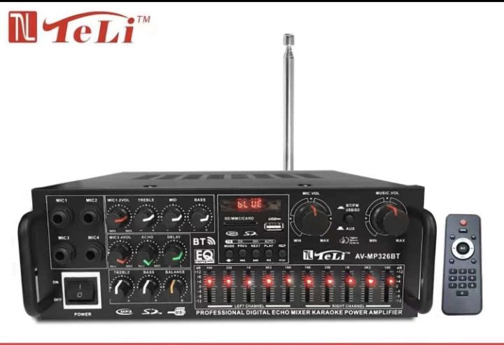 AV-MP 326 BT Amplifier - Portable Bluetooth Audio System