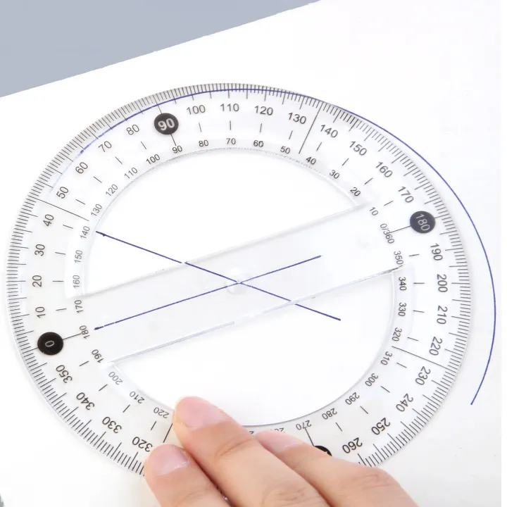 MOTARRO%20360%20Degree%20Pointer%20Protractor%20Circular%2012.5cm%20Transparent%20Plastic%20Ruler%20for%20School%20Office%20Drafting%20Supplies%20Protractor%20-%20Image%203