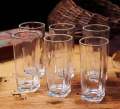 DRINKING GLASS 6 pcs set. Big size. 