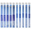 11 PC 2-8mm Crochet Hook Single Pointed Knitting Needles Pins Straight Aluminum DIY Weaving Tool Long Sweater Scarf Needle 35CM. 
