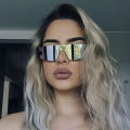 Cycling Punk One Piece Sunglasses Women Goggle Mirrored Y2K Sun Glasses Men 2000'S Wrap Around Eyeglasses Fashion Eyewear. 