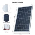 300W Solar Panel Kit 12V Complete Polycrystalline USB Power Portable Outdoor Rechargeable Solar Cell Solar Generator for Home.