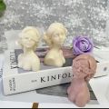 ( Pack of 2) 3D Blindfolded Girl Scented candles for Birthday party , bridal shower , Baby shower. 