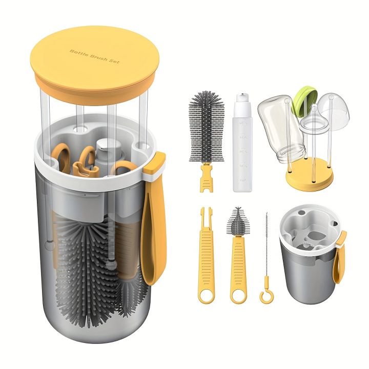 Final%20Travel%20Bottle%20Cleaning%20Kit%20-%20Scalable%20Silicone%20Brush%20with%20Nipple%20Cleaner,%20Built%20in%20Drying%20Rack,%20Straw%20Brush,%20Soap%20Dispense%20-%20Image%207