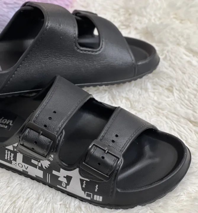 Mens%20New%20Premium%20Super%20Comfortable%20StreetPrint%20Arizona%20Adjustable%20Buckle%20Slides%20Sandal%20-%20Image%203