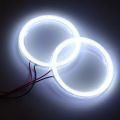 2pcs Car Headlight Cob Aperture Angel Eye LED COB White Light Circle 60/70/80/90/100/110/120mm Motorcycle Moto Auto Lights. 