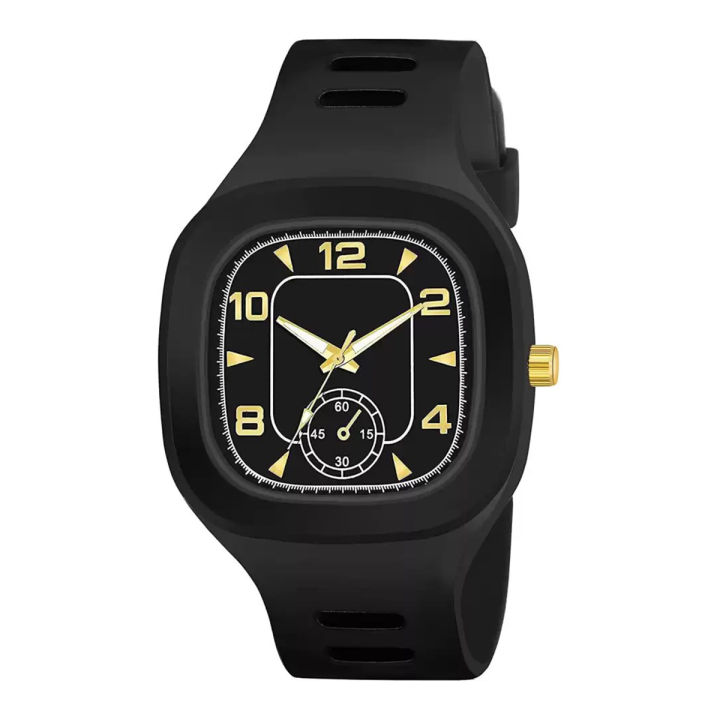 Fashionable Watch Silicone Band Quartz Analog Wrist Watch For Men - Watch For Men - Easy To maintain - Iconic Style