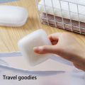 Portable Soap Rack For Travel And Business Trips Sealed Waterproof Soap Box Transparent Plastic Soap Storage Box With Lid. 
