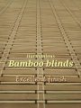bamboo blinds  shades  curtains  rollup   una Bata Pelali   6feet× 6feet. 