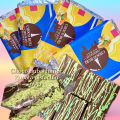 shoklata sweets dubai pistachio kunafa dark chocolate bar 100g. 