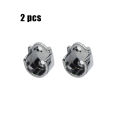 2 Pcs Wardrobe Bracket Heavy Duty Rod Socket Flange Rod Holder Closet Rod End Support U Shaped Rail Support Furniture Hardware. 