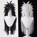 Uchiha Madara Cosplay Wigs Long  Heat Resistant Synthetic Hair Game Anime Wigs. 