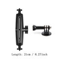Double Socket Arm Composite Medium Arm For RAM Mounts 1'' Ball Components Bike Motorcycle Phone Mount Holder With 1/4'' Adapter.