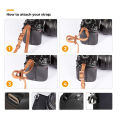 Portable Camera Strap Adjustable Cotton Leather Camera Shoulder Neck Strap Belt For / Nikon Camera Belt for DSLR Digital SLR. 