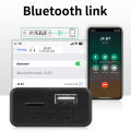 6W Bluetooth Amplifier MP3 Decoder Board Microphone Car Mp3 Player USB Record FM Radio AUX for Speaker Handsfree Audio DIY. 