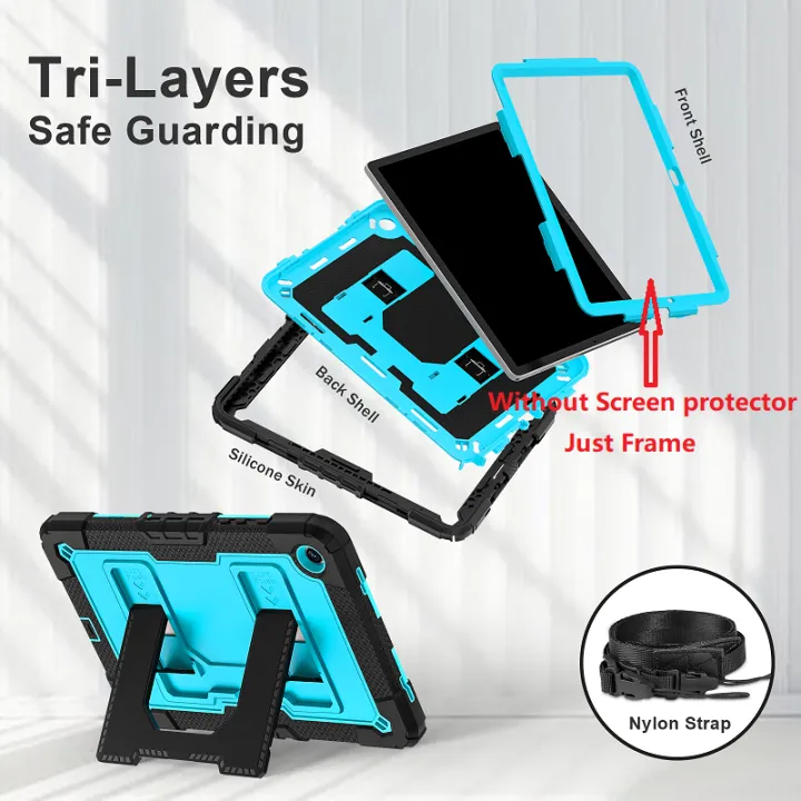 Funda%20For%20%20%20Tab%20A11%20Plus%2011%20A9%20plus%2011"Case%20Shockproof%20Safe%20PC%20Silicon%20Hybrid%20Stand%20Tablet%20Cover%20%20Tab%20A11%208.7%20-%20Image%203