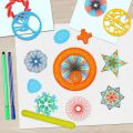 🎨 Artist Spirograph Drawing Set – Creative Geometry Art Kit. 
