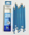 Writing pencil sketching pencil 2B pencil 12pcs pencils. 
